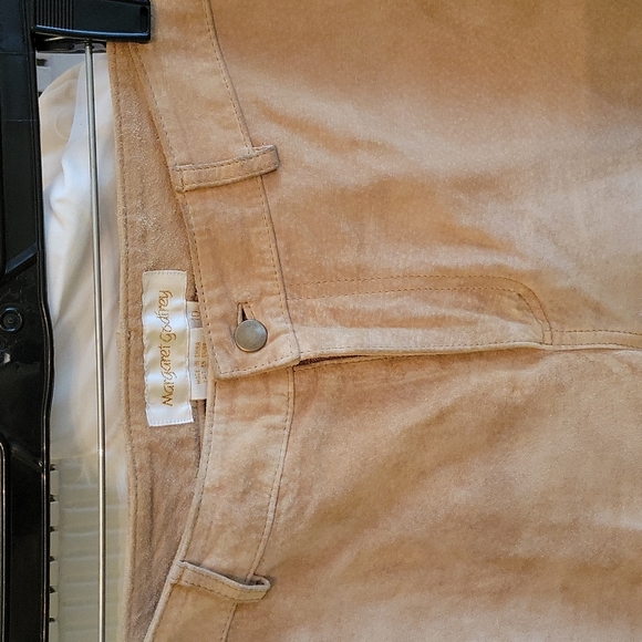 1990's Margaret Godfrey Suede Pants - Picture 4 of 8